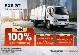 SỞ HỮU EX8GT VỚI “0 ĐỒNG” LỆ PHÍ TRƯỚC BẠ 
