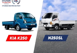 So sánh chi tiết Hyundai New Mighty N250SL và Kia K250