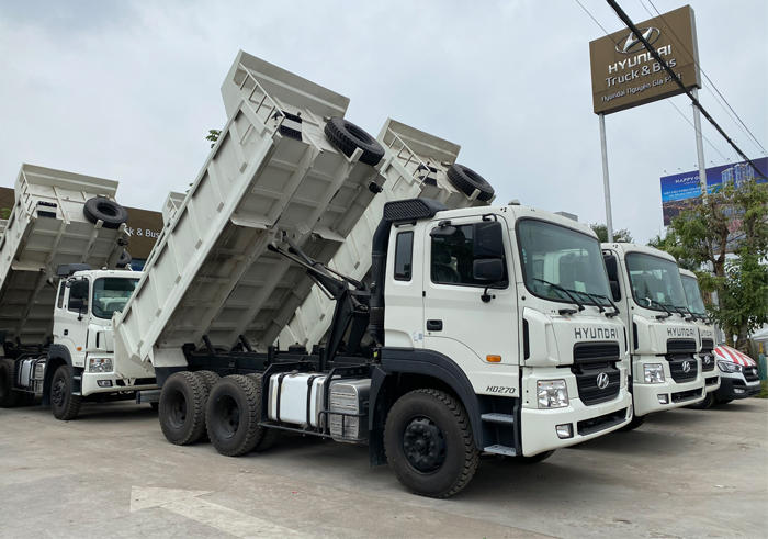 Xe ben Hyundai HD270 với chất lượng hàng đầu