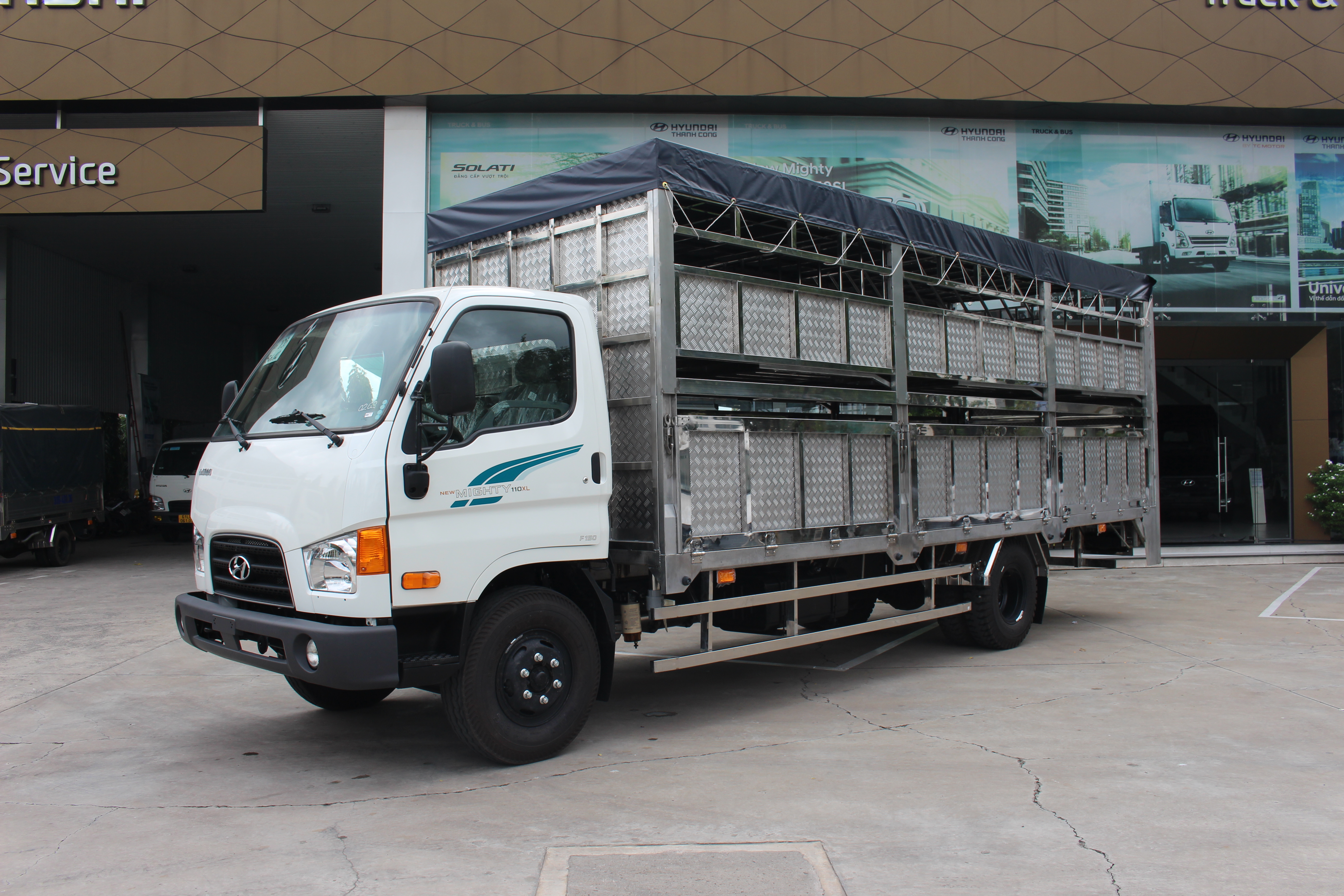 Xe tải Hyundai Mighty 110XL thùng chở gia súc