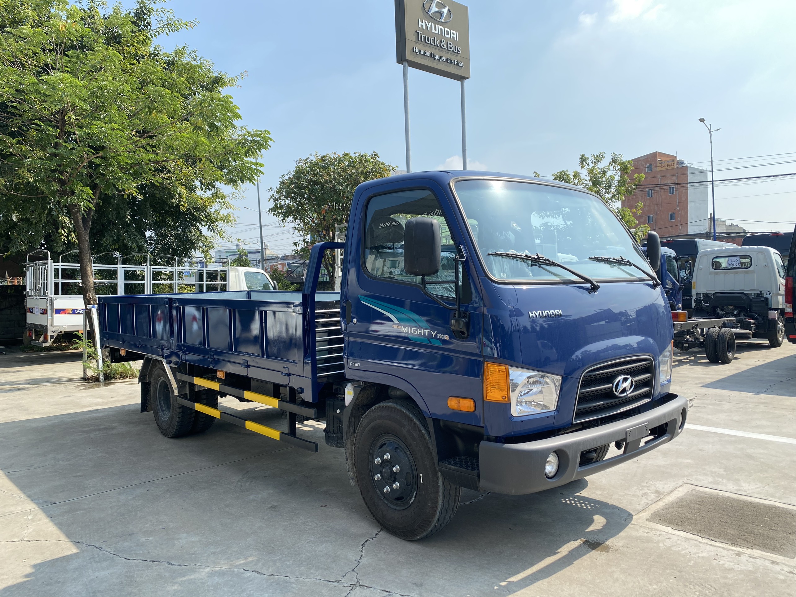 Xe tải Hyundai Mighty 110SP thùng lửng 